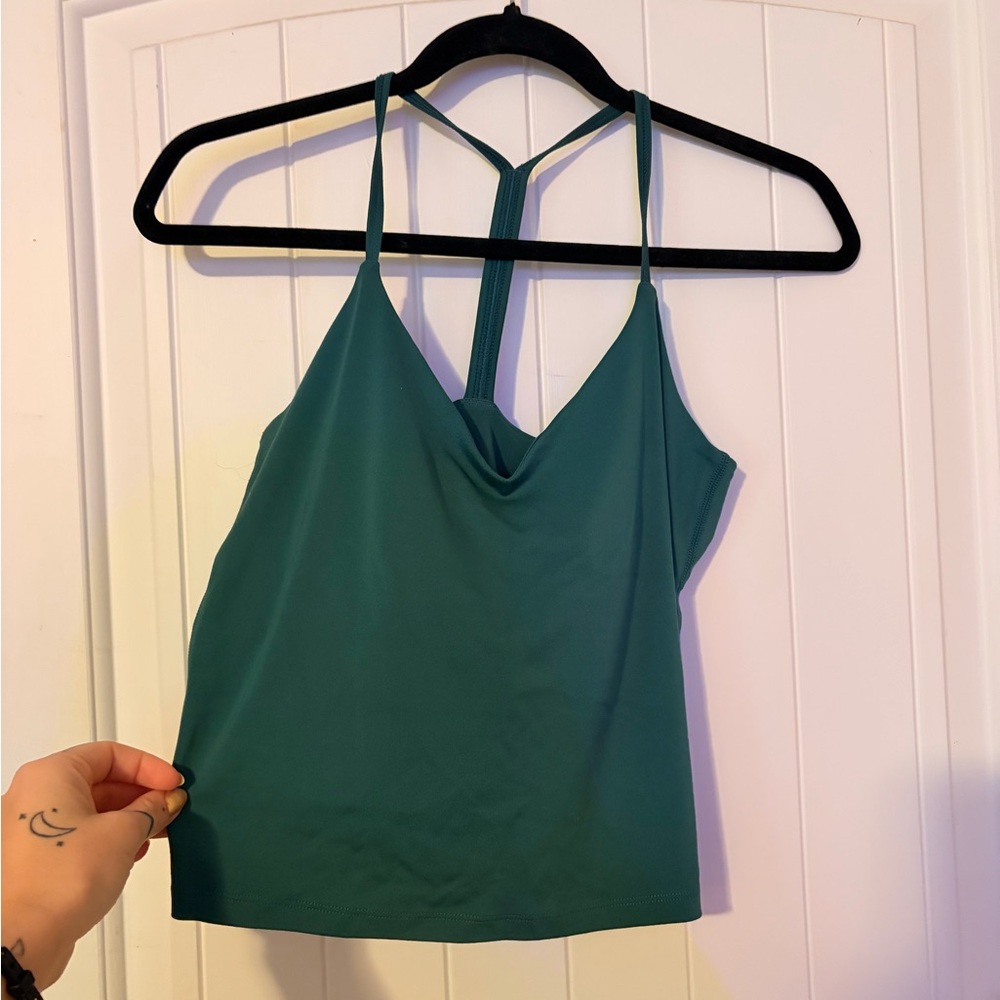 Girlfriend Collective Everglade Luca V Neck Tank